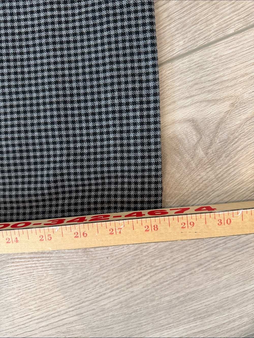 NEW | Gap | 365 High Rise Brushed Twill Pleated Trousers | Black/Gray Gingham - Picture 6 of 8